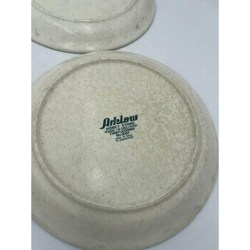 Vintage Set of 4‎ Arklow Thistledown 7.5 Dessert Salad Plates Ireland